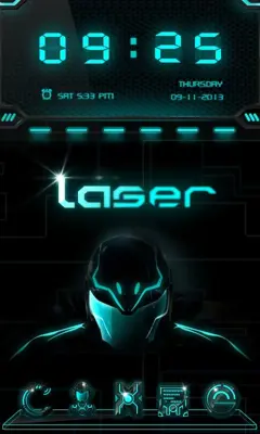 Laser GOLauncher EX Theme android App screenshot 3